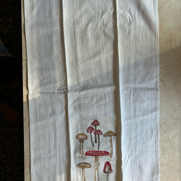 Mushroom Embroidered Tea Towels - Picture 2 of 2